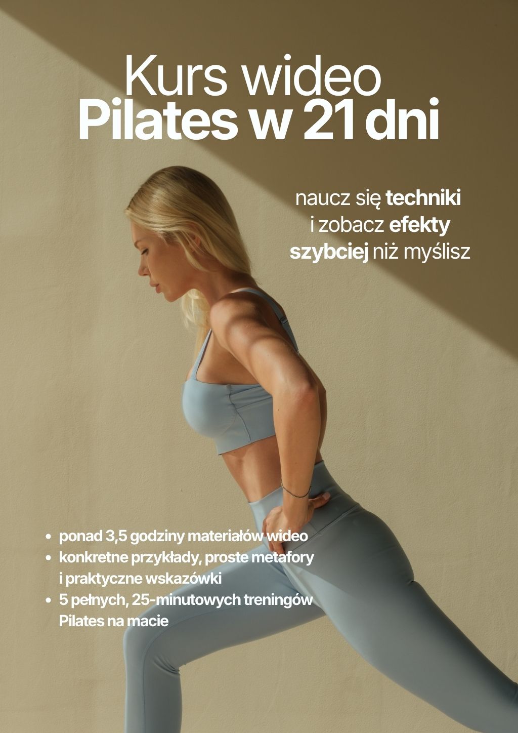 Kurs video Pilates w 21 dni